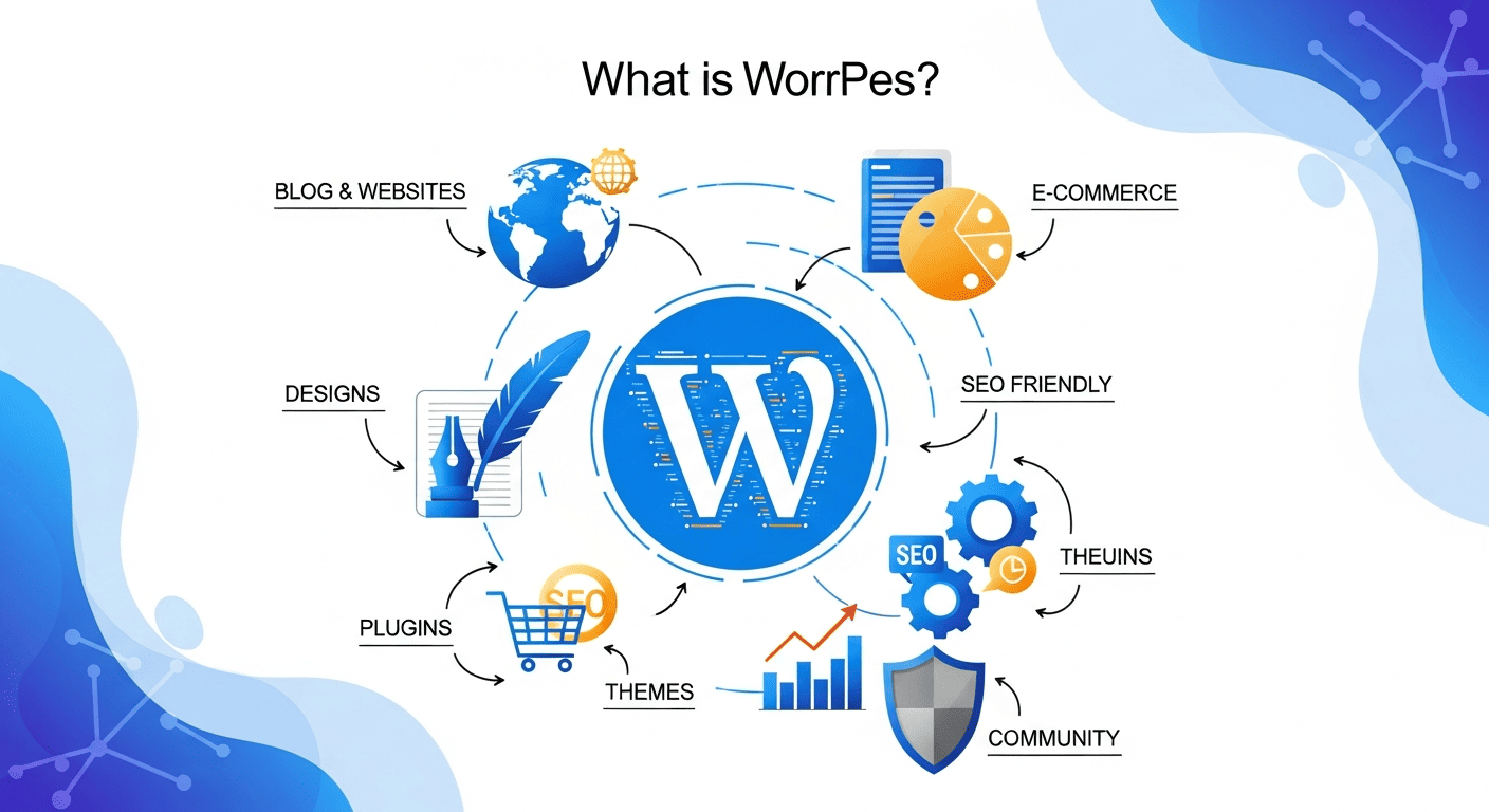 WordPress Dashboardلوحة تحكم ووردبريس تثبيت ووردبريس خطوة بخطوة أفضل استضافة ووردبريس حجز دومين واستضافة شرح WordPress للمبتدئين قوالب وإضافات ووردبريس إنشاء موقع ووردبريس احترافي WordPress Admin Panel تعلم ووردبريس عربي
